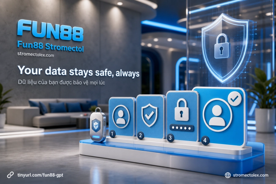 bảo mật dữ liệu cá nhân Fun88 mã hóa SSL 128-bit