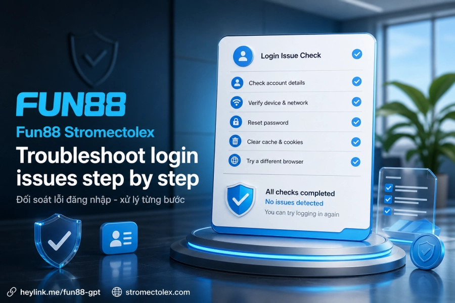 Error login Fun88 troubleshooting browser jaringan