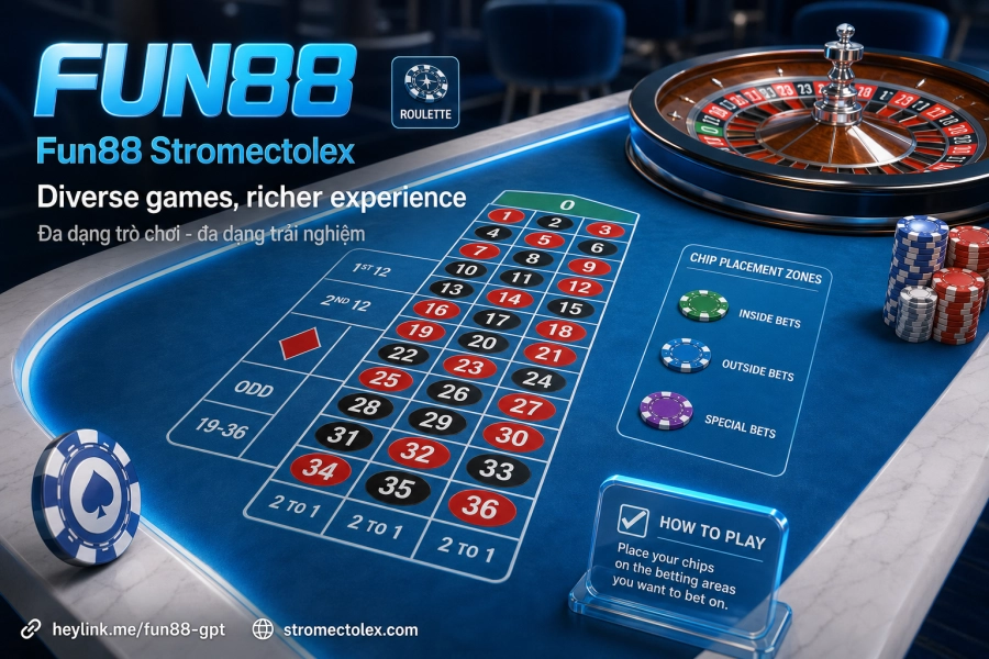 Trò chơi casino Fun88 Baccarat Sicbo Roulette Rồng Hổ Poker live dealer