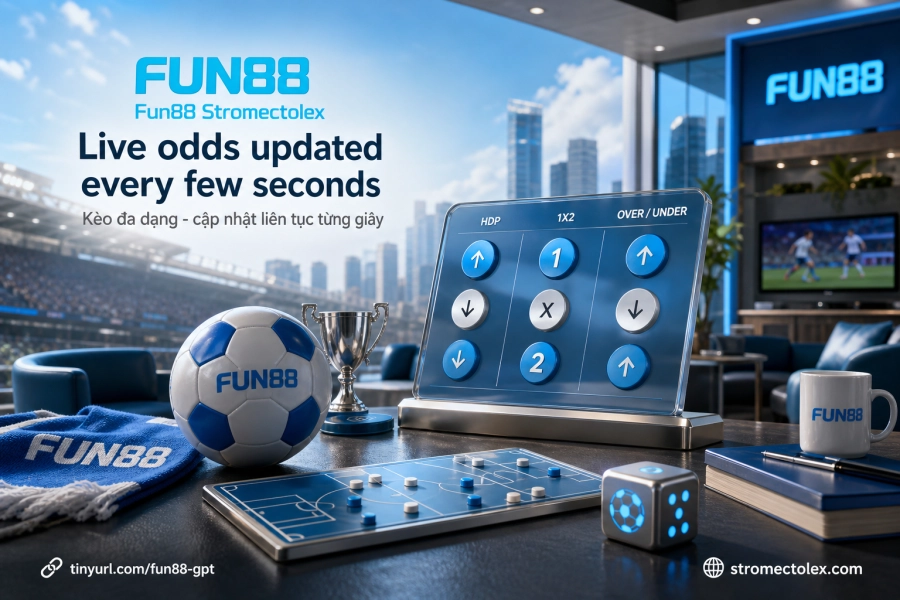 Sảnh thể thao Fun88 với Saba CMD Bti IM kèo Châu Á live betting